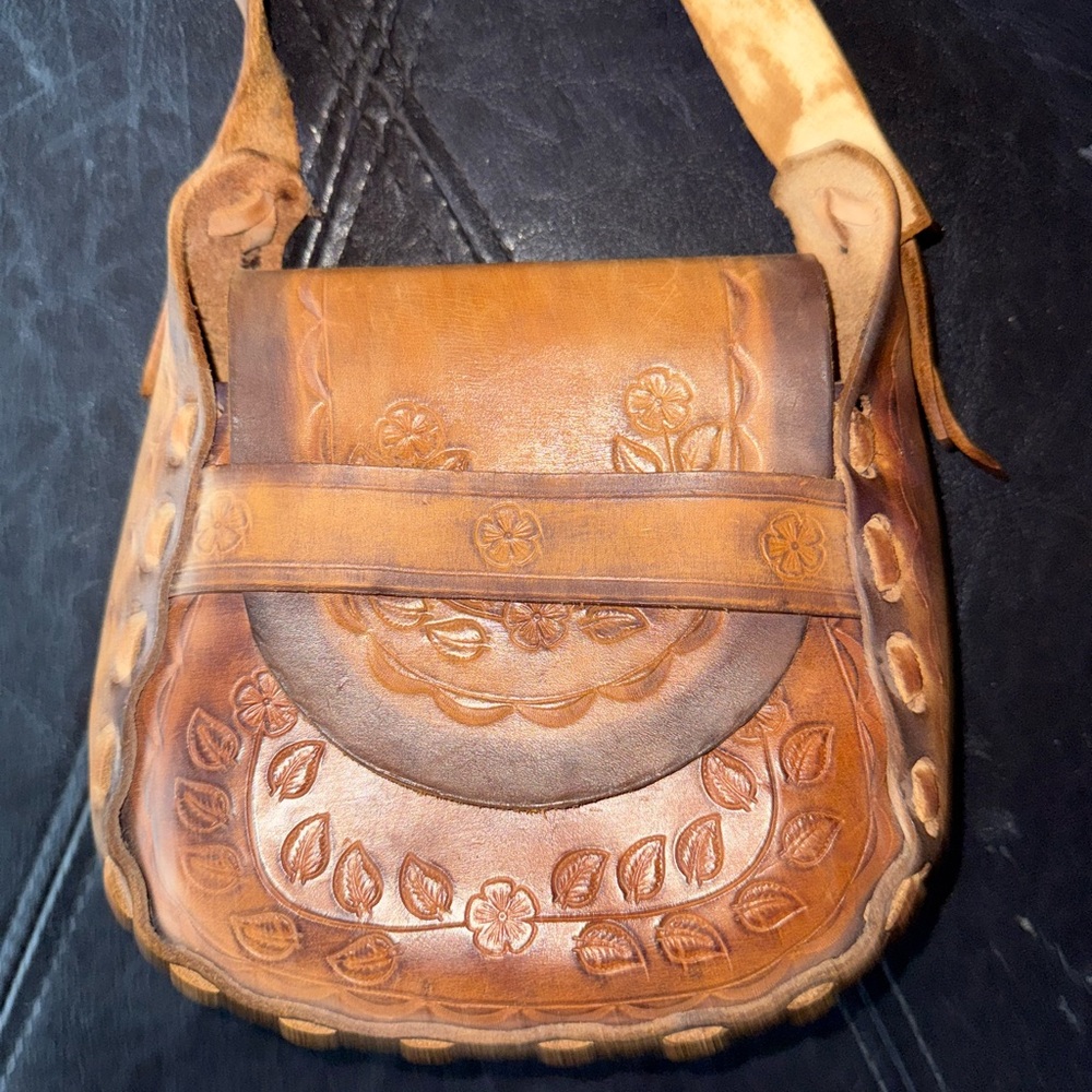 Handcrafted Brown Leather Bag